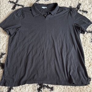 Men's gray James Perse Polo Shirt